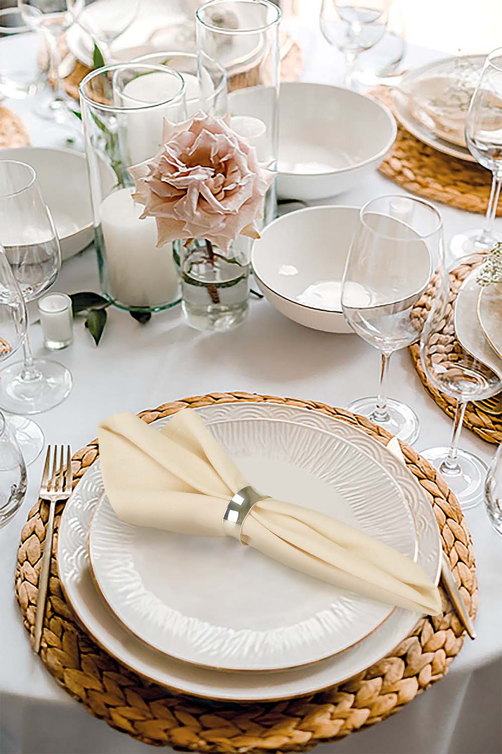 Servetten Ivory Geel 51x51cm - Treb SP