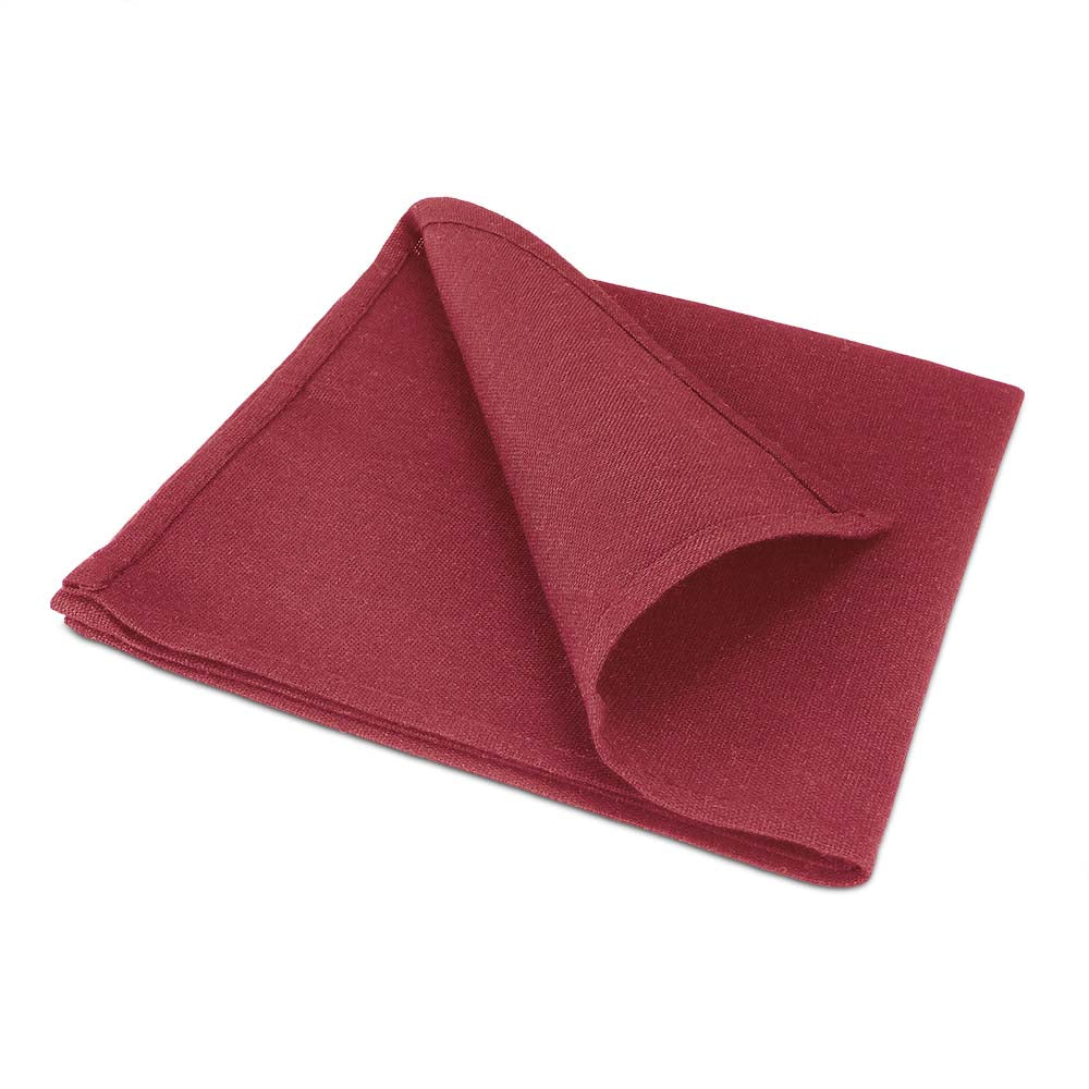 Servetten Bordeaux Rood 40x40cm Katoen - Treb X