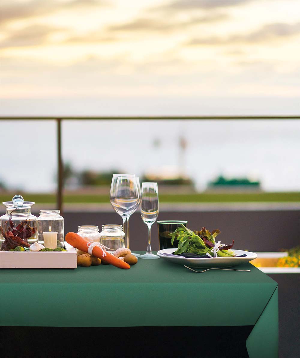 Tafelkleden Forest Green Groen 132x230cm - Treb SP