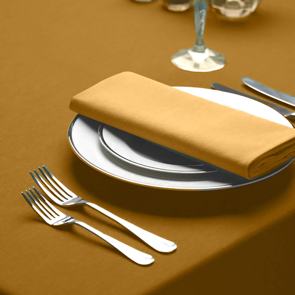 Tafelkleden Gold Geel 178x366cm - Treb SP