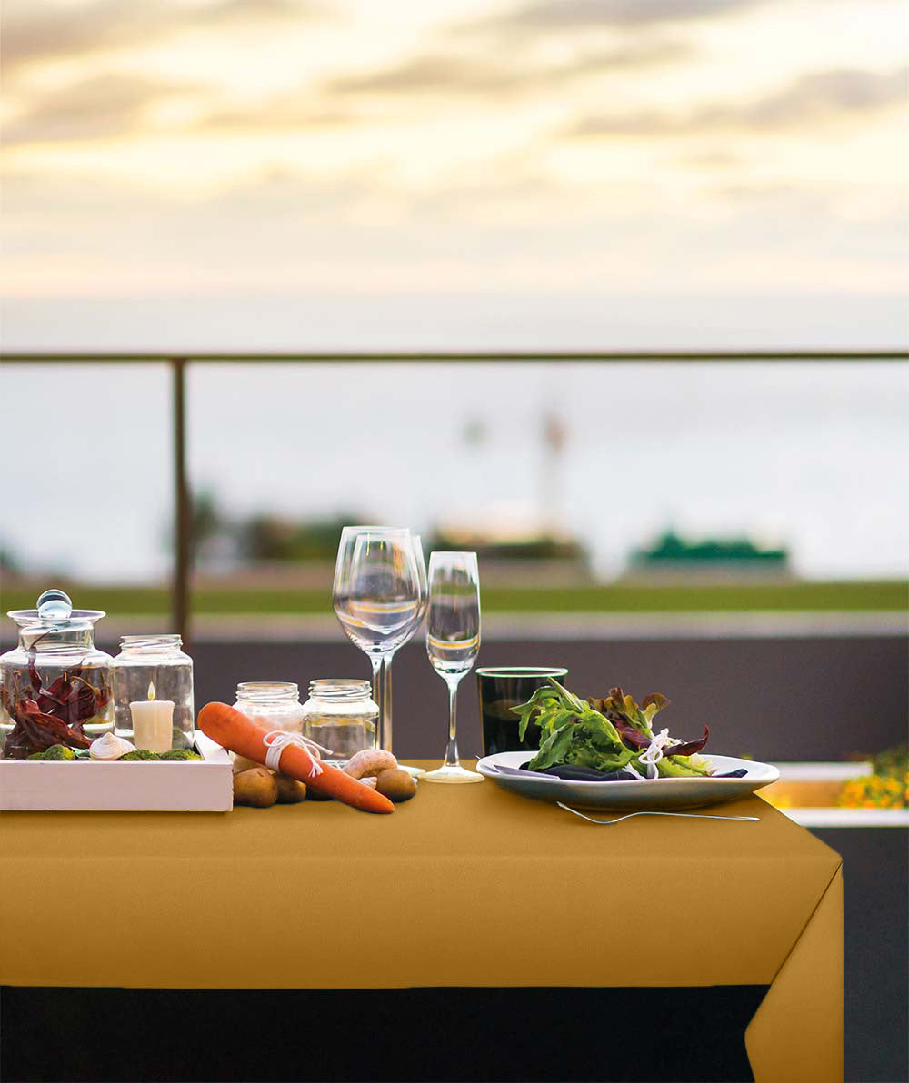 Tafelkleden Gold Geel 178x366cm - Treb SP