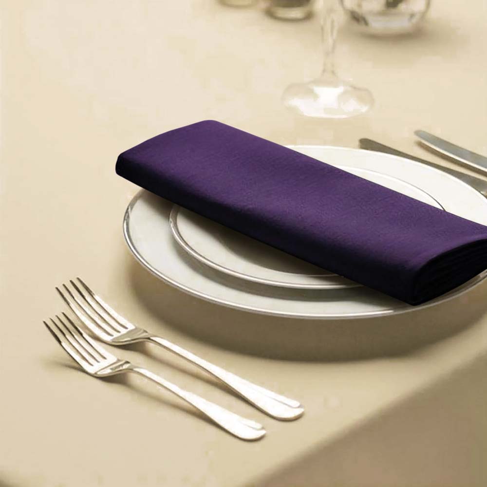 Tafelkleden Ivory Geel 178x178cm - Treb SP