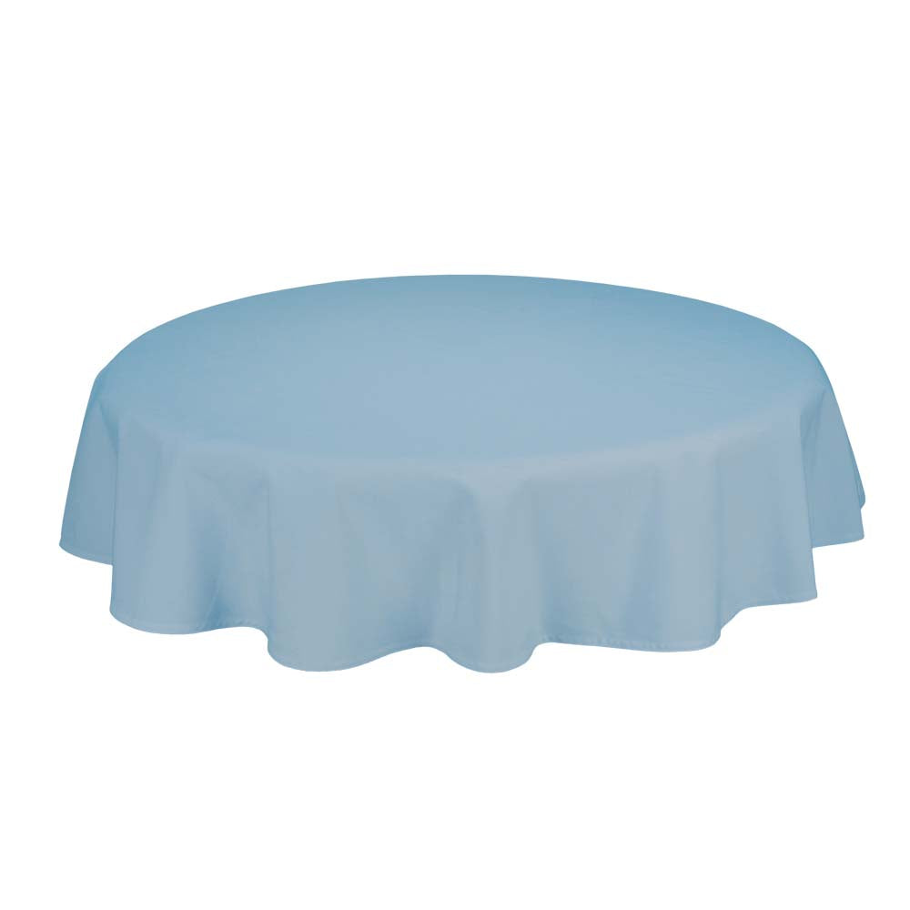 Tafelkleden Rond Duck Egg Blauw 132cm Ø - Treb SP