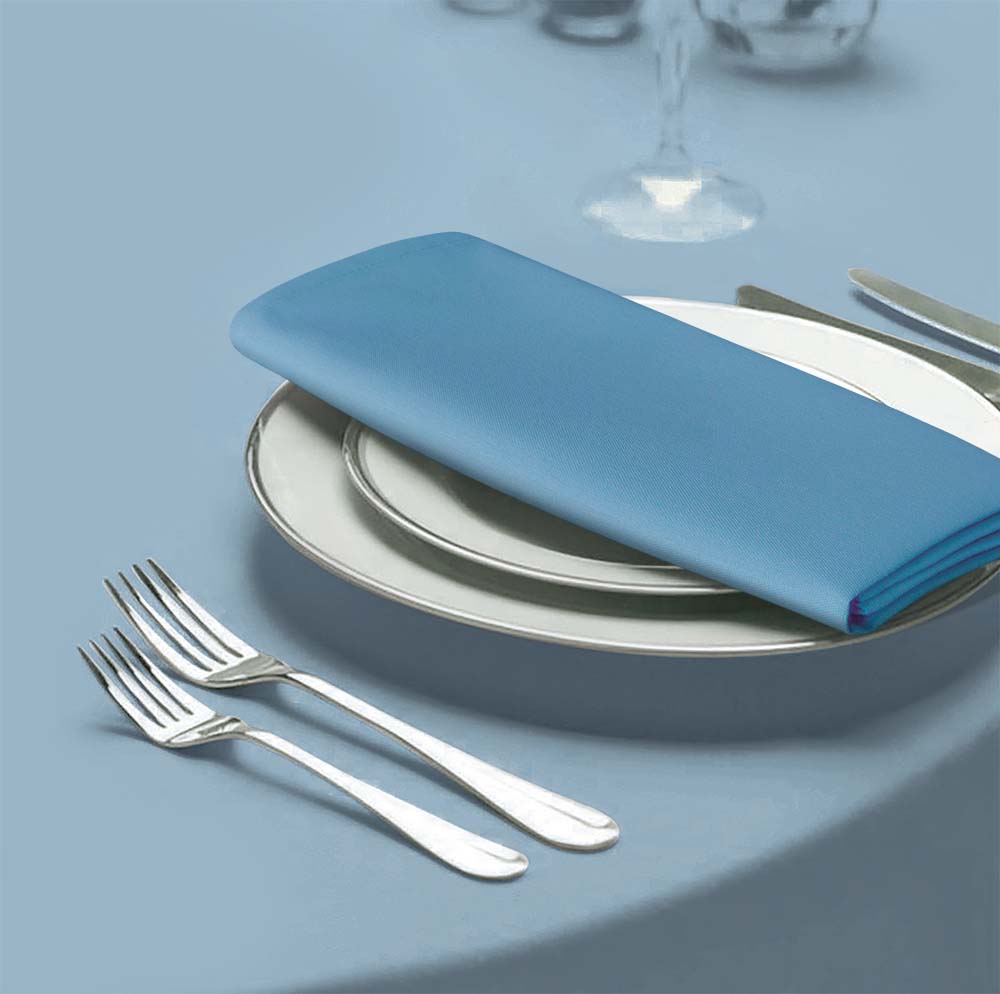 Tafelkleden Rond Duck Egg Blauw 178cm Ø - Treb SP