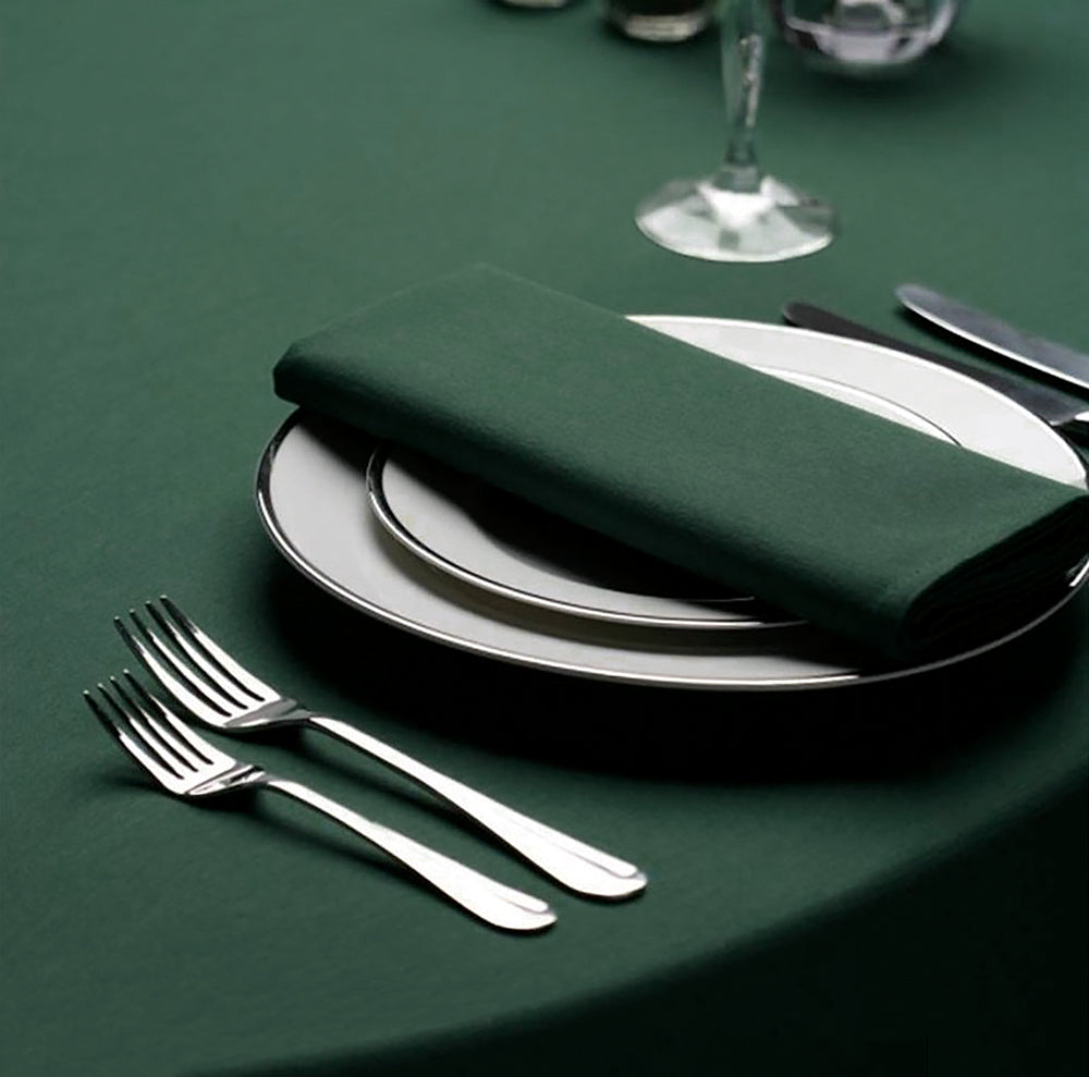 Tafelkleden Rond Forest Green Groen 178cm Ø - Treb SP