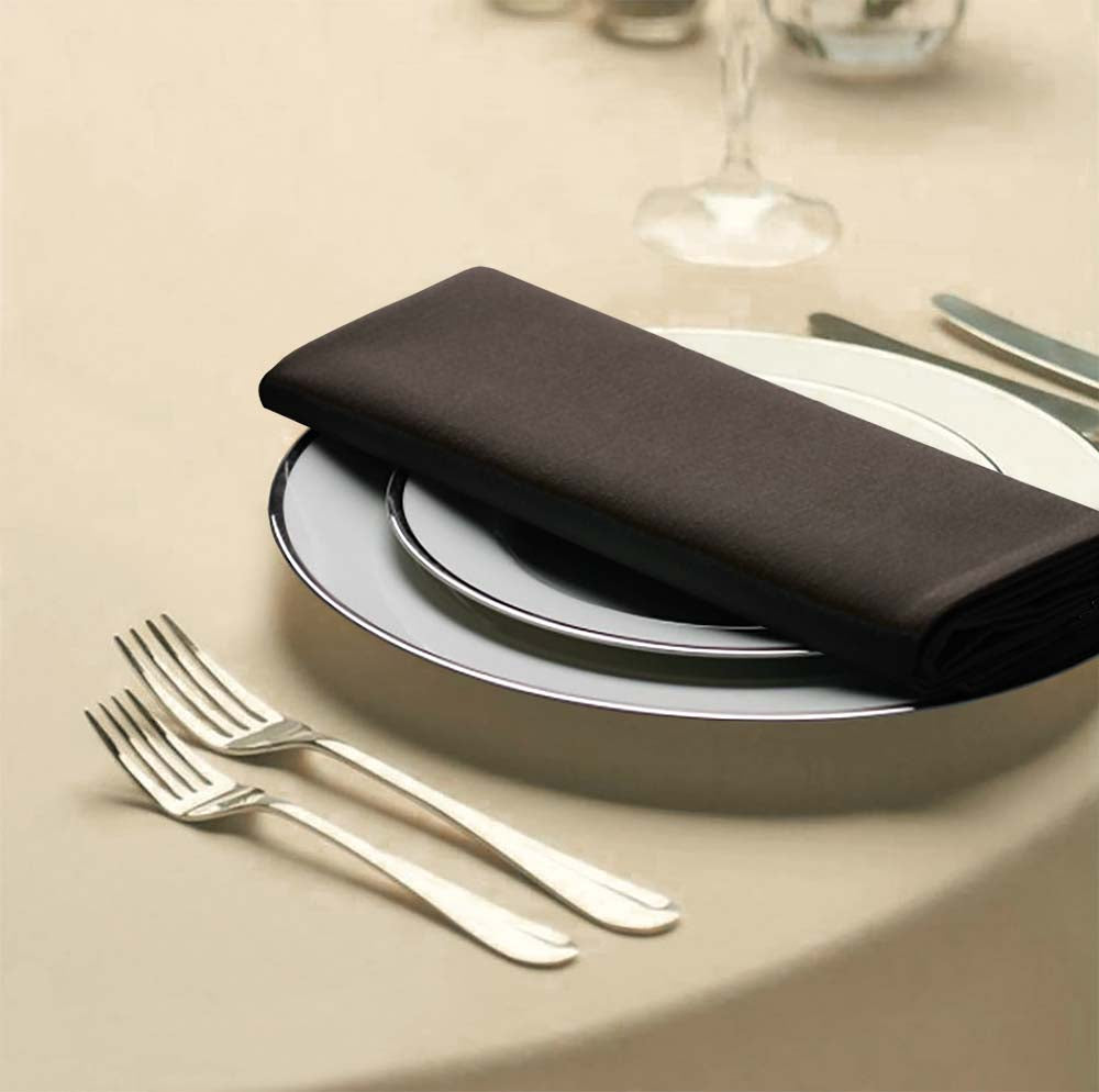 Tafelkleden Rond Ivory Geel 178cm Ø - Treb SP