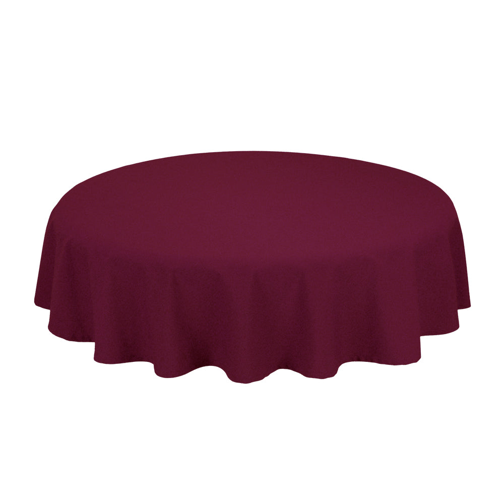 Tafelkleden Rond Maroon Rood 132cm Ø - Treb SP