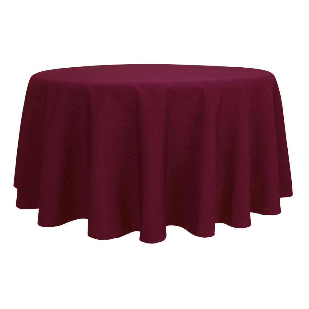 Tafelkleden Rond Maroon Rood 132cm Ø - Treb SP