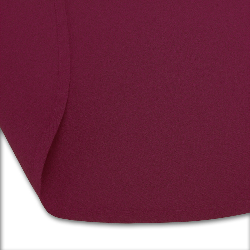 Tafelkleden Rond Maroon Rood 330cm Ø - Treb SP