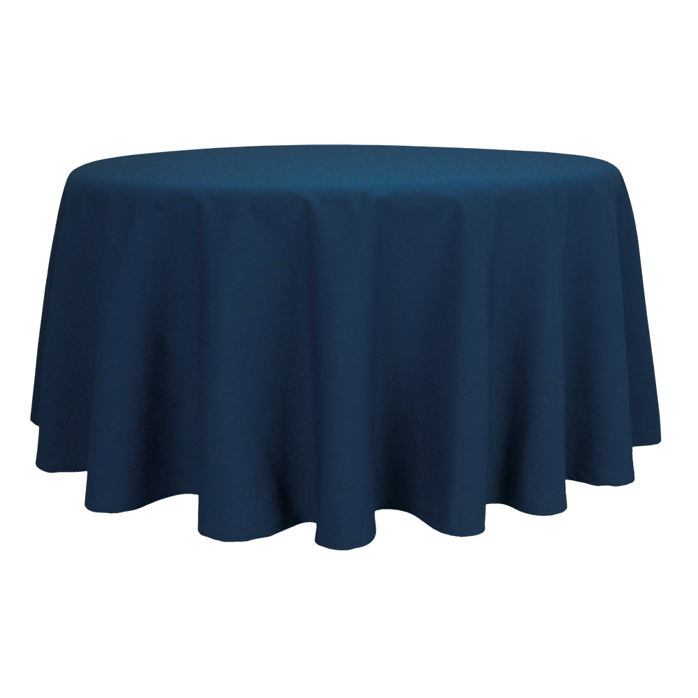 Tafelkleed Rond Navy Blauw 178cm Ø - Treb SP