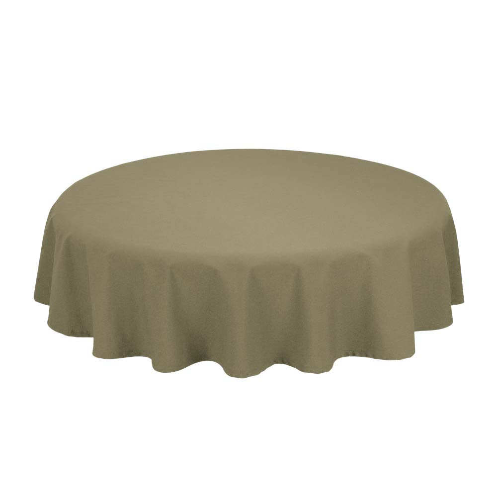 Tafelkleden Rond Olive Groen 132cm Ø - Treb SP