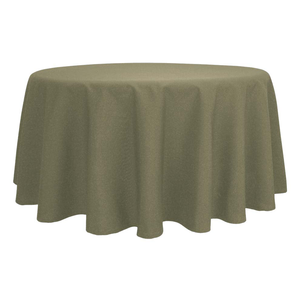 Tafelkleden Rond Olive Groen 132cm Ø - Treb SP