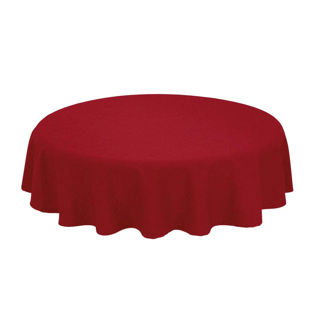 Tafelkleden Rond Red Rood 163cm Ø - Treb SP