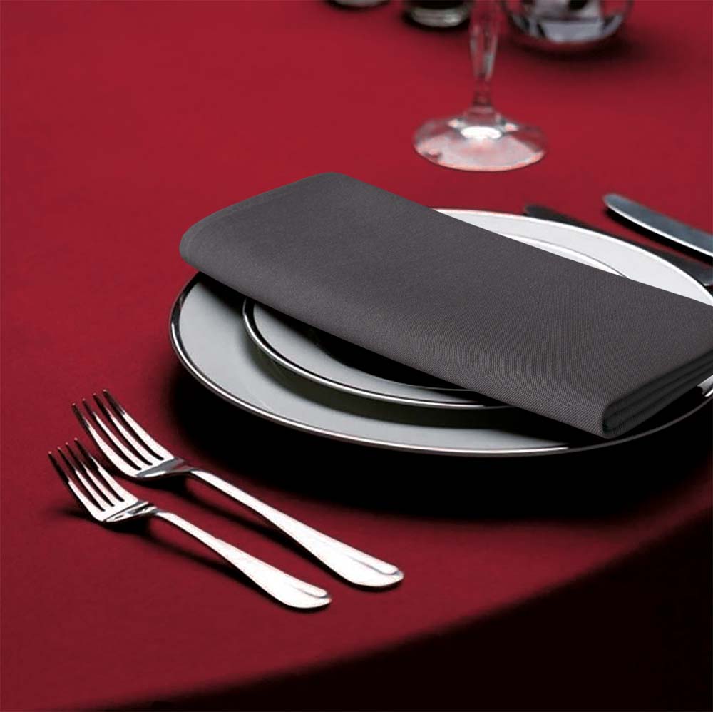 Tafelkleden Rond Red Rood 132cm Ø - Treb SP