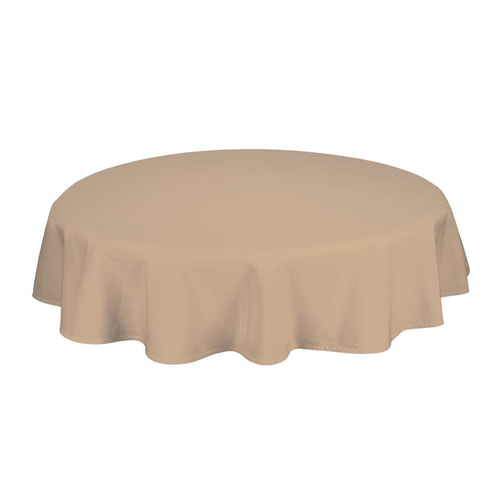 Tafelkleden Rond Sandalwood Bruin 178cm Ø - Treb SP