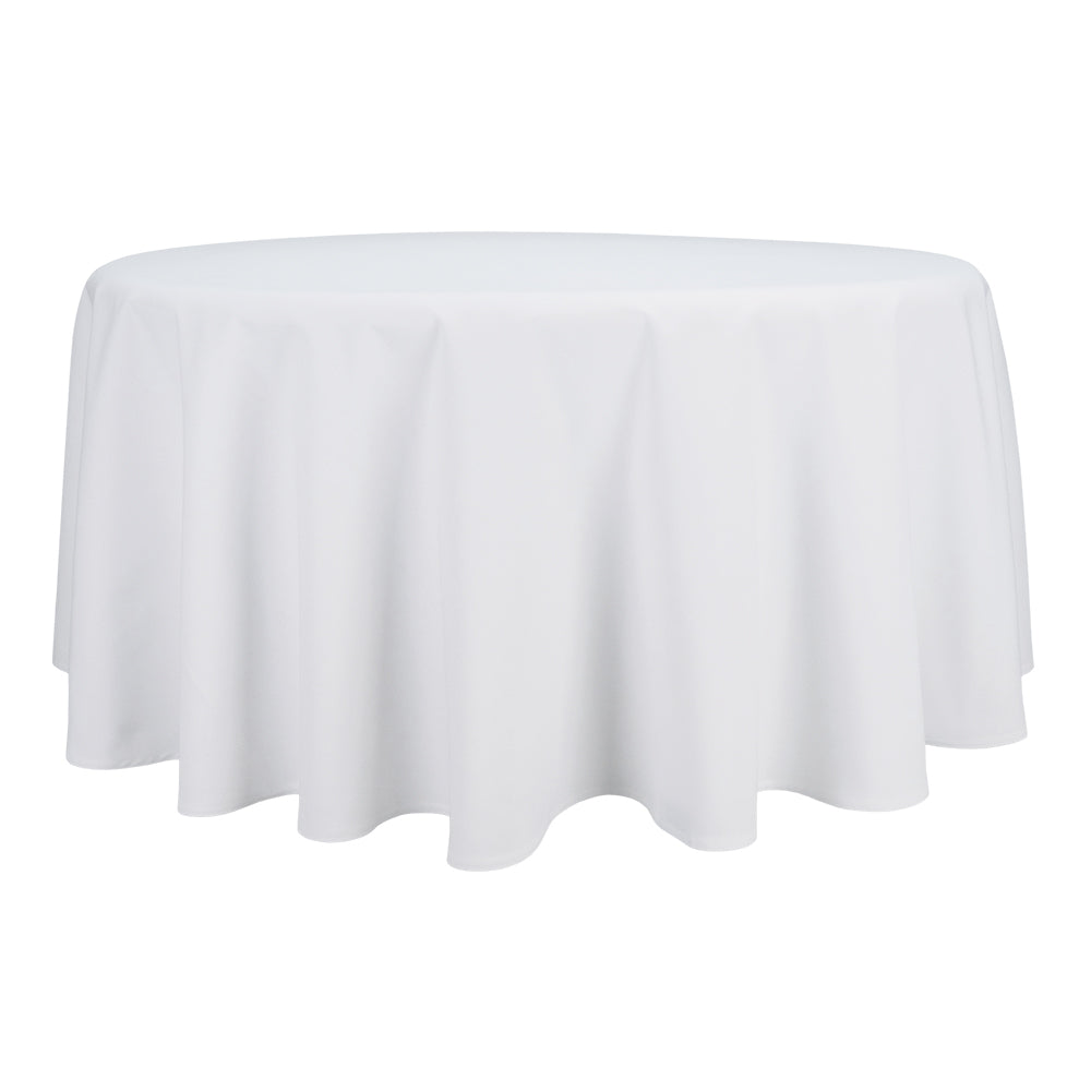 Tafelkleden Rond White Wit 132cm Ø - Treb SP