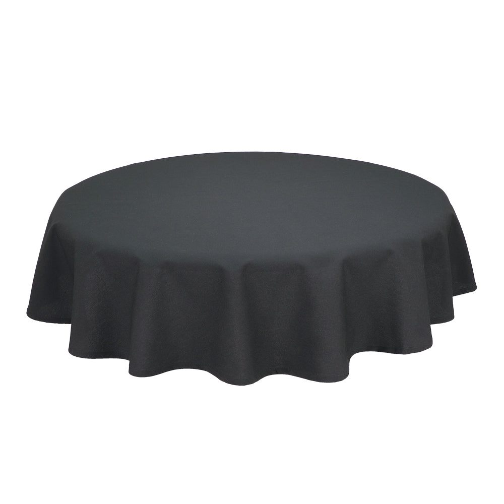 Tafelkleden Rond Black Zwart 132cm Ø - Treb SP