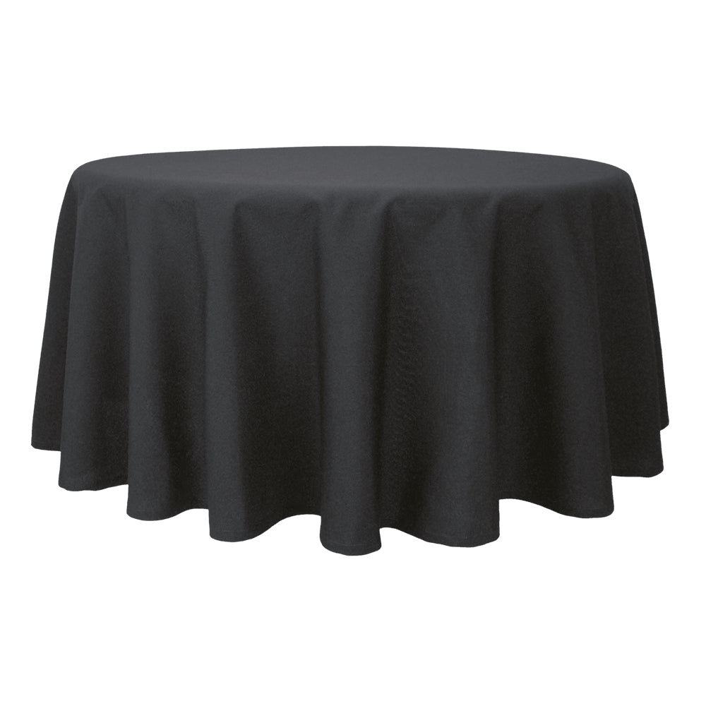 Tafelkleden Rond Black Zwart 132cm Ø - Treb SP