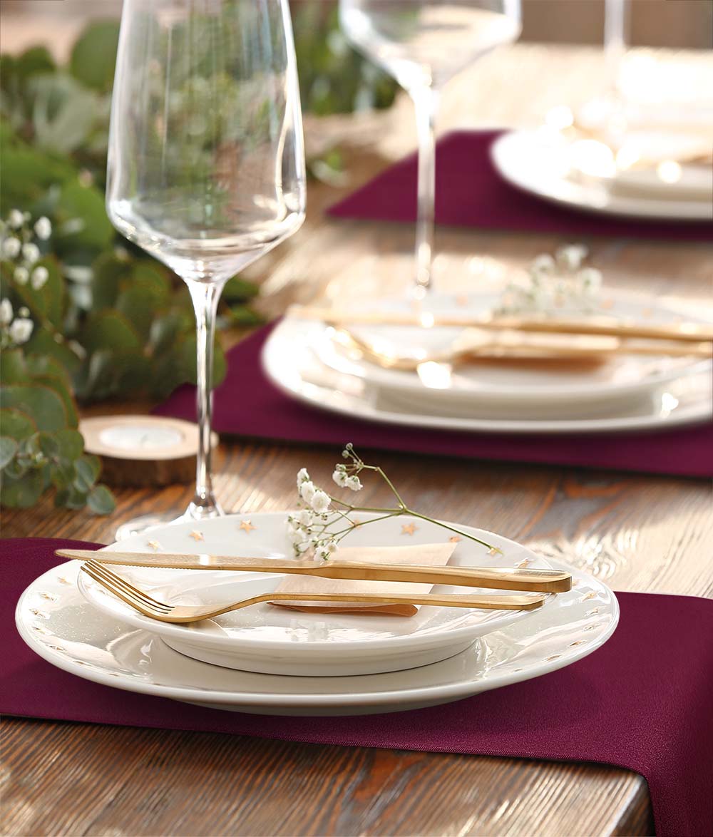 Tafellopers Maroon Rood 30x132cm Treb SP