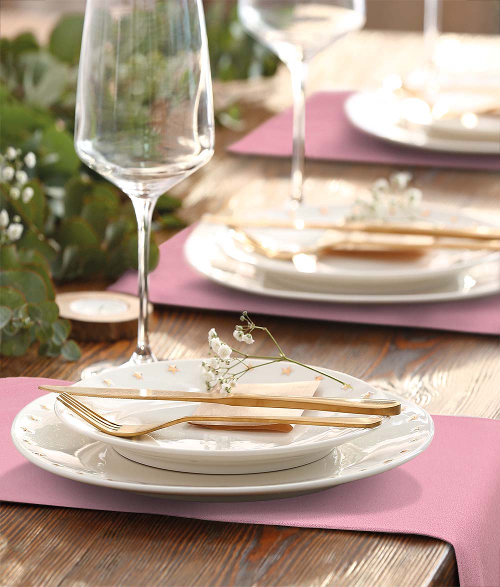 Tafellopers Pink Roze 30x132cm Treb SP