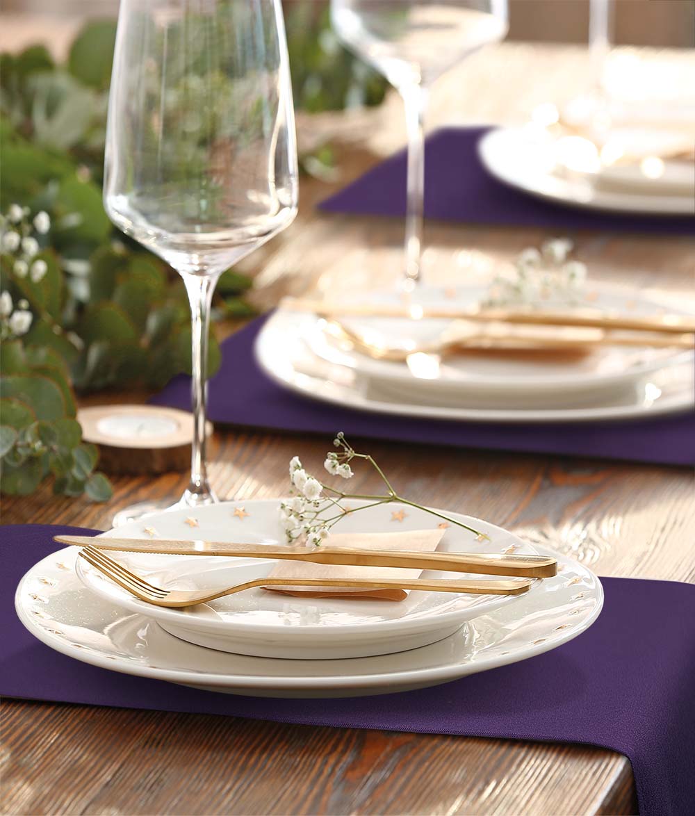 Tafellopers Purple Paars 30x132cm Treb SP