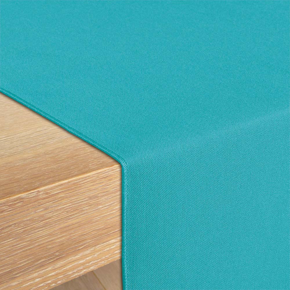 Tafellopers Turquoise Blauw 30x132cm Treb SP