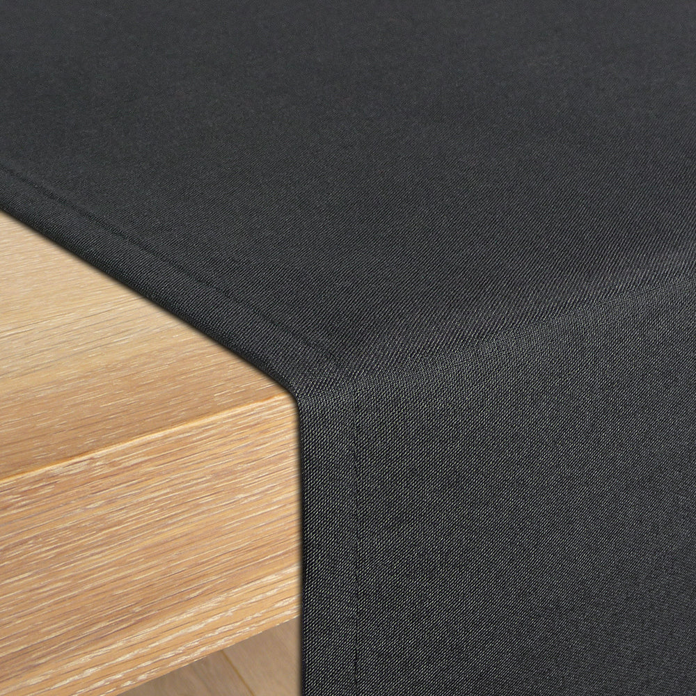 Tafellopers Black Zwart 30x132cm Treb SP